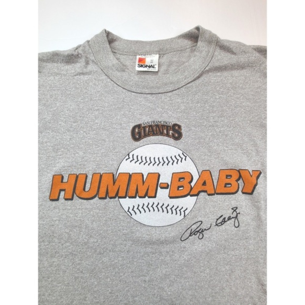 Signal San Francisco Giants‎ Humm Baby Baseball T Shirt Mens XL Gray